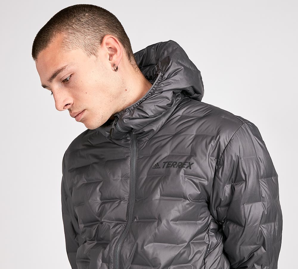 adidas terrex light down hooded jacket