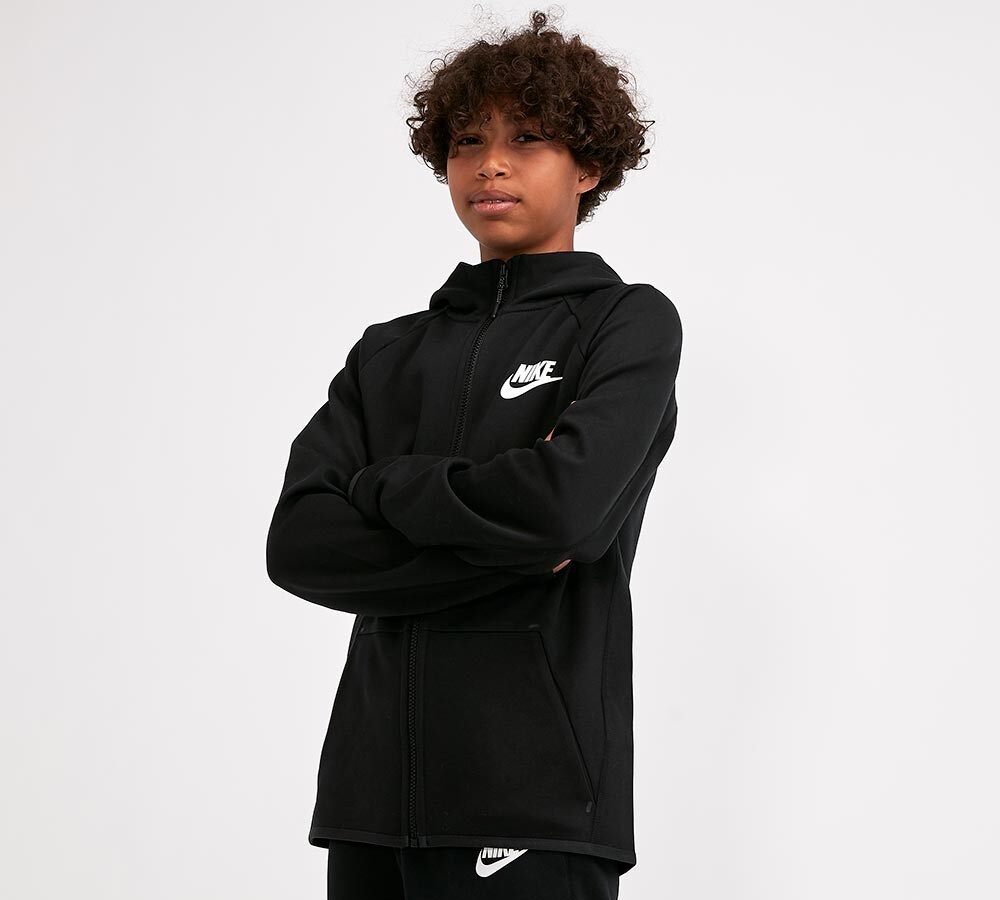 nike junior tribute hooded track top