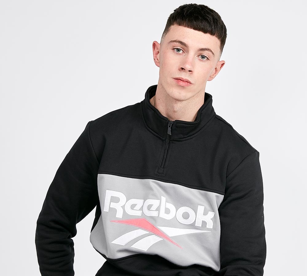 Reebok quarter zip hotsell
