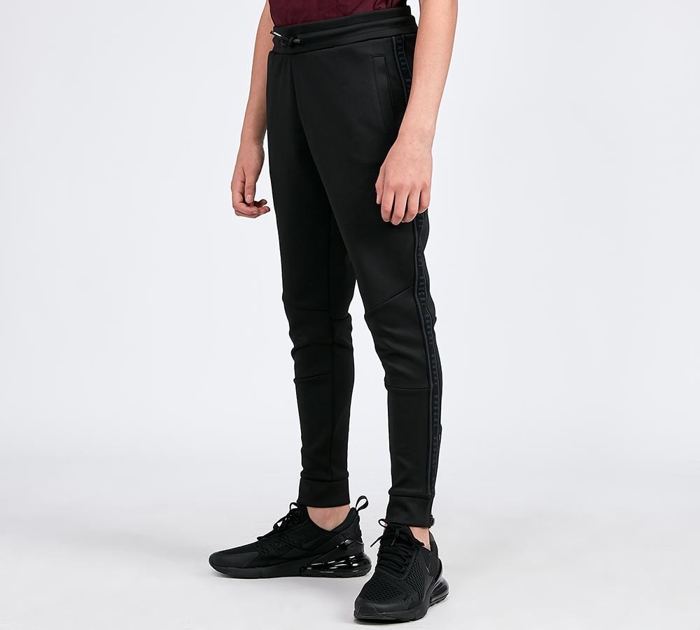 Rascal Junior Echo Taped Poly Pant Black Footasylum