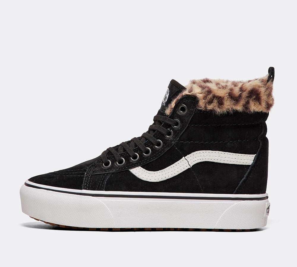 vans with leopard fur