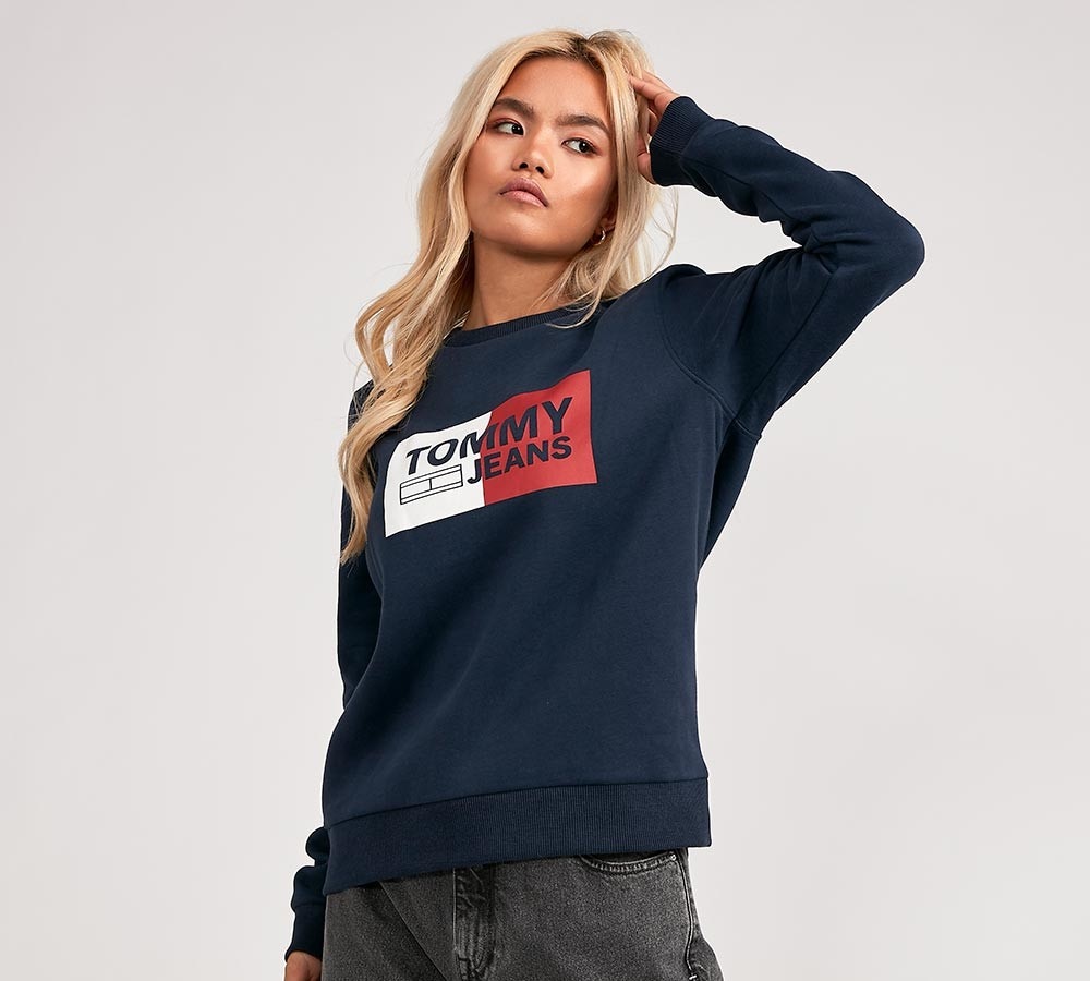 tommy jeans t shirt navy blue