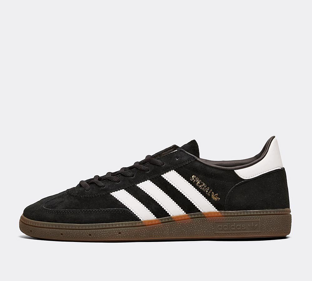 adidas Originals Handball Spezial Trainer | Core Black / White / Gum |  Footasylum