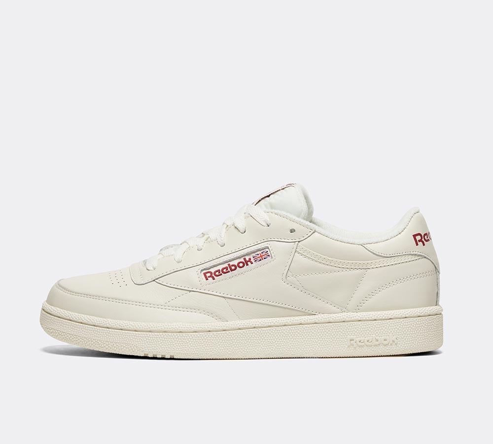 reebok club c 85 meteor red