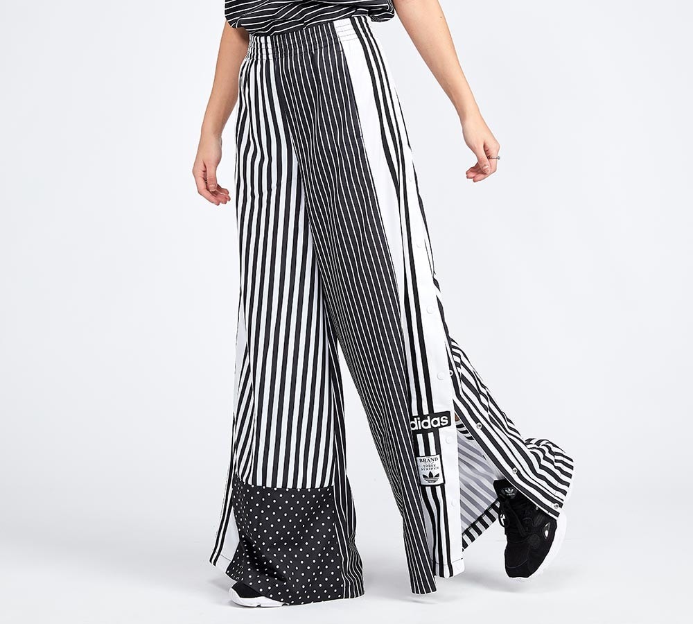 adidas track pants womens wide leg