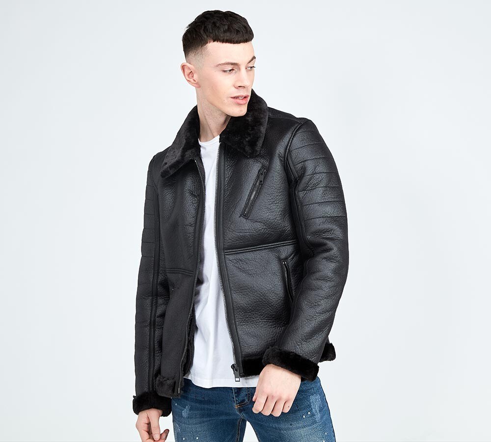 Brave Soul Portland Shearling Ma2 Jacket Black Footasylum A large selection of stylish items from nike, the north face, kings will dream, zavetti canada, brave soul, guess and more. footasylum