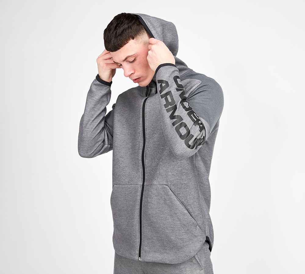 ua move light graphic full zip