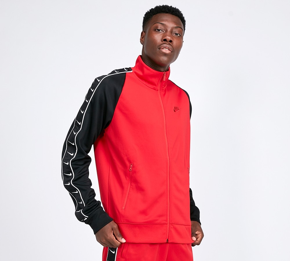 red nike track top