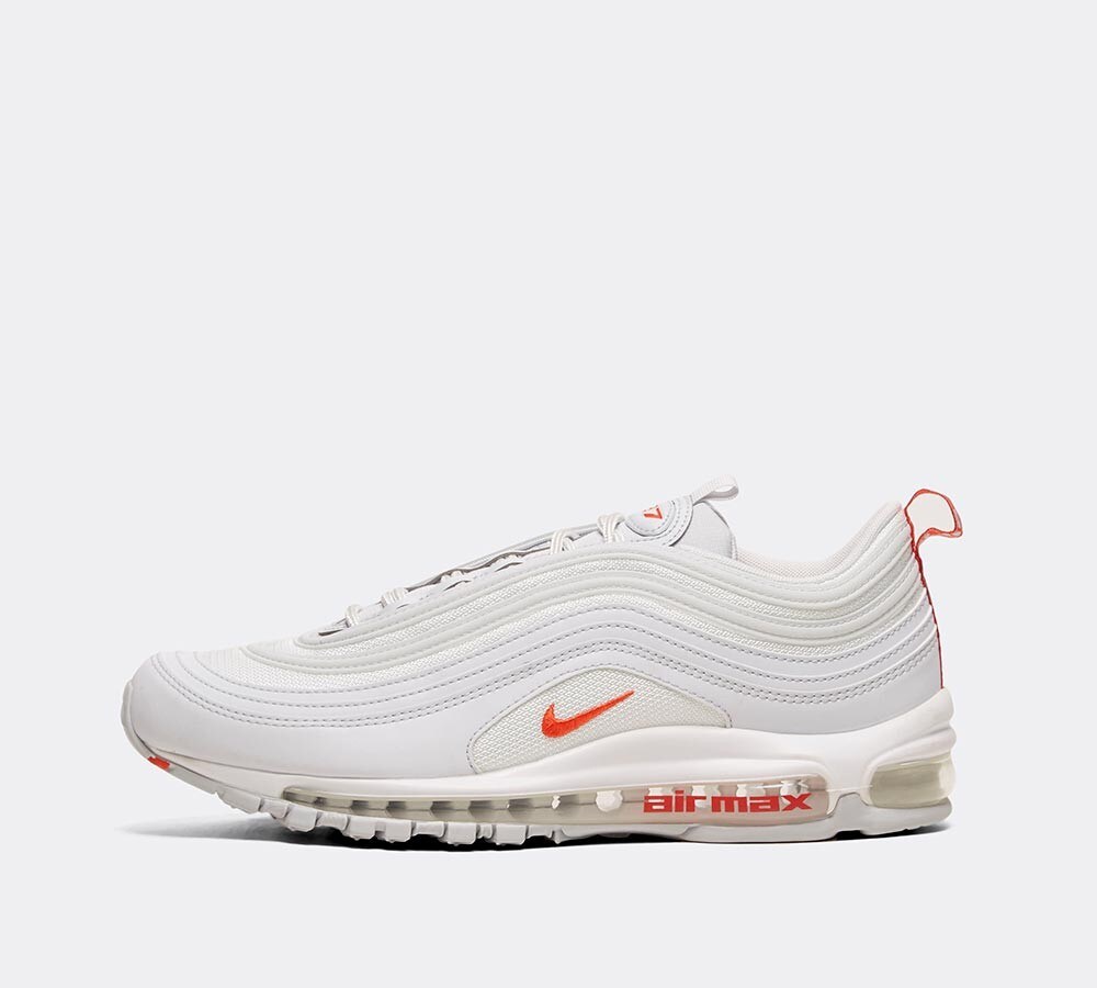 Nike Air Max 1 Essential Leather Women's Trainers, Orange Nike Air Max 1 Essential Leather Women's Trainers, Orange