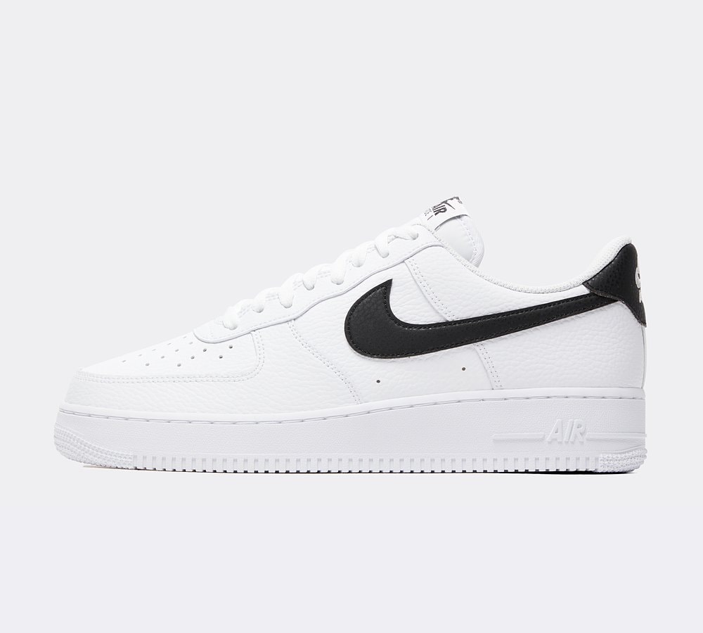 nike air force white black tick