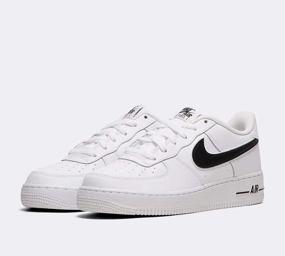 af1 white and black junior