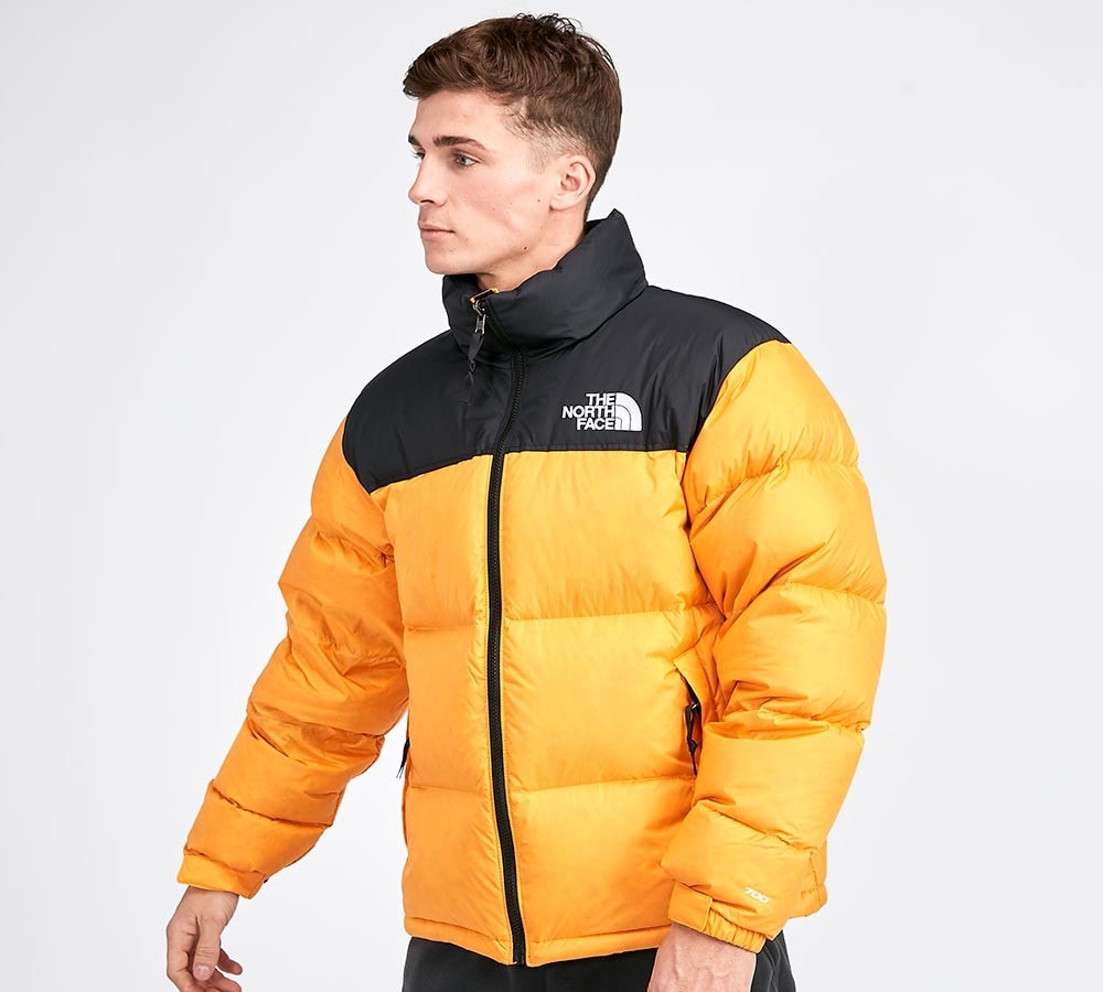 the north face orange coat