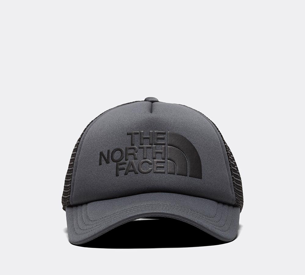 the north face logo trucker cap