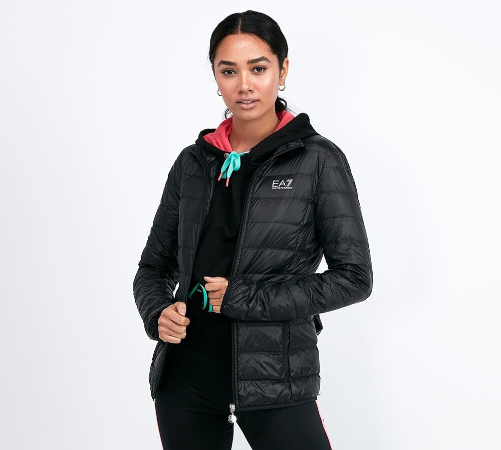 ea7 women's down jacket