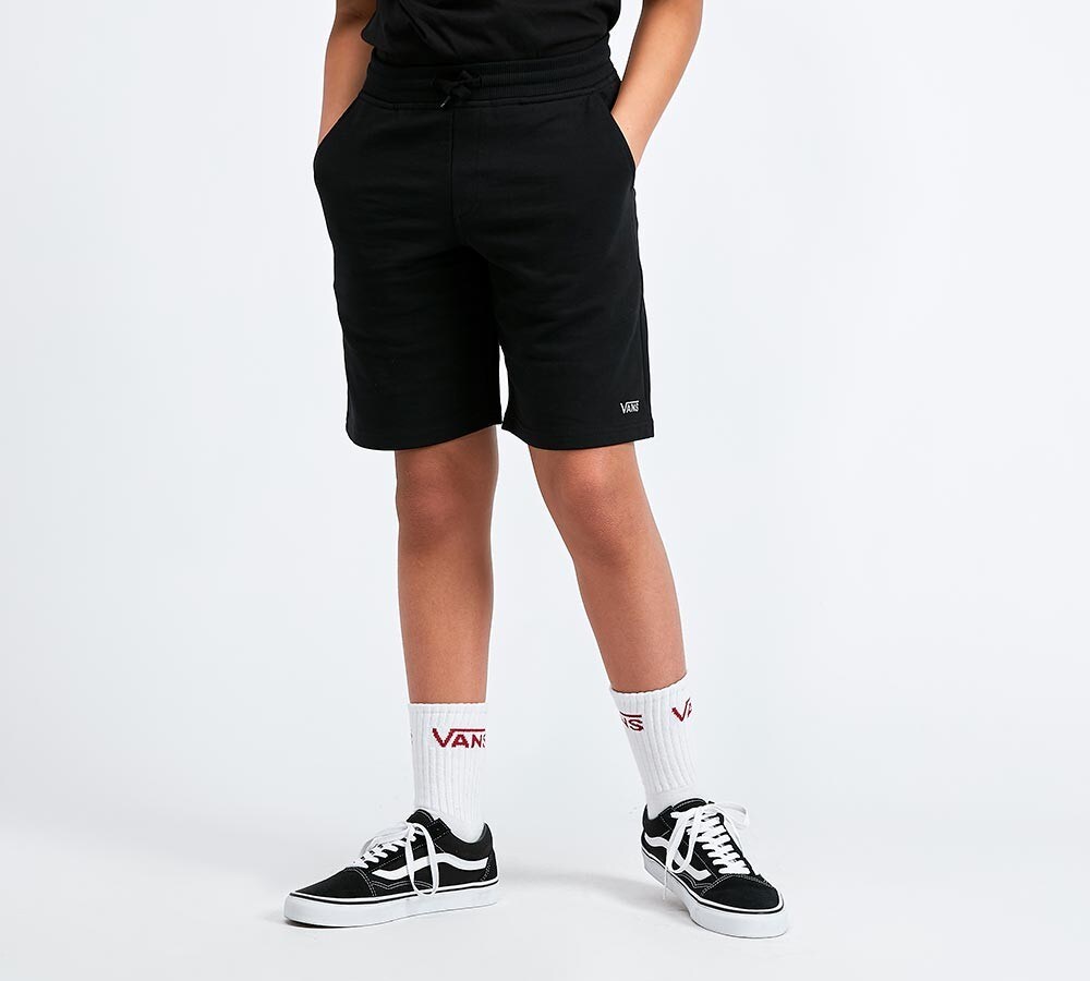 vans old skool on feet shorts