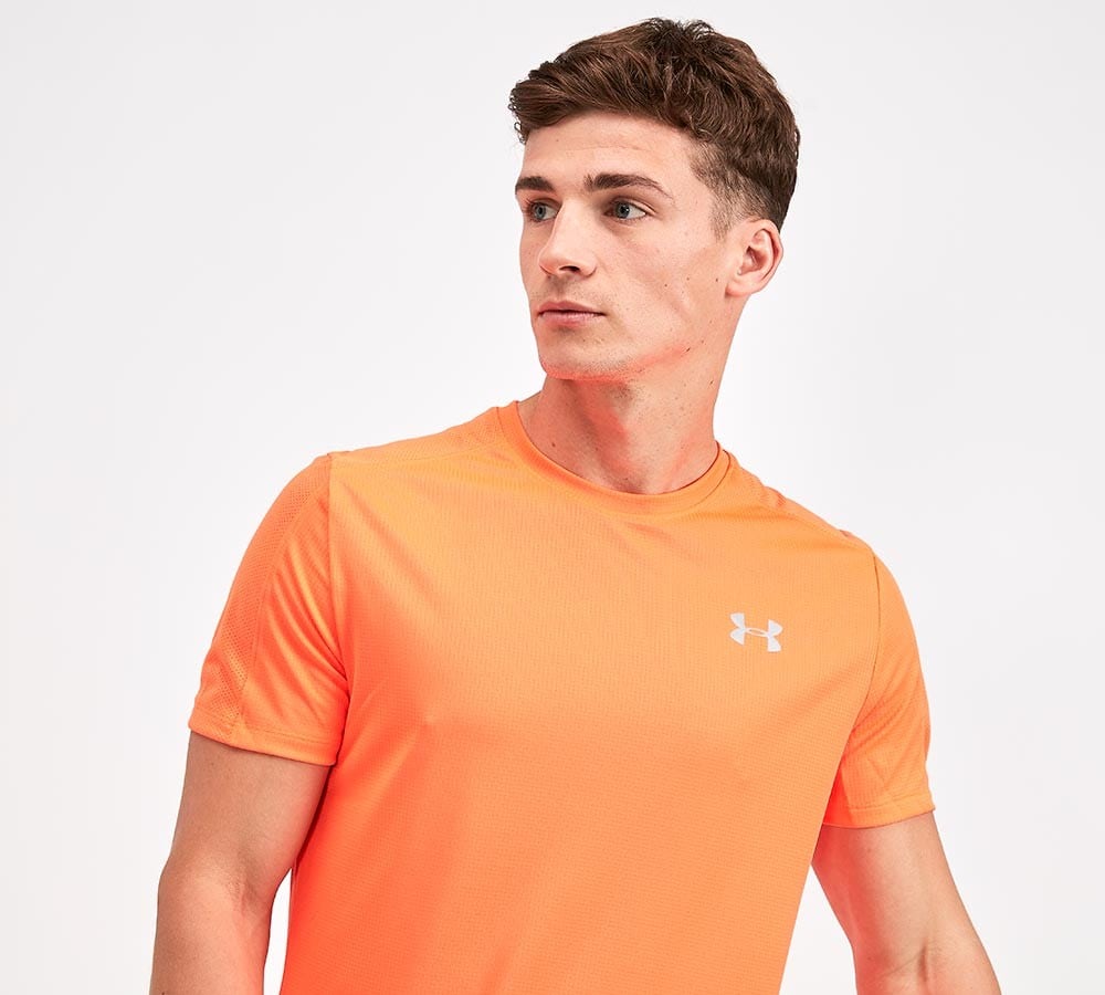 mens orange under armour t shirt