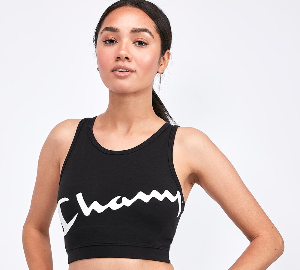 athletic crop tank top