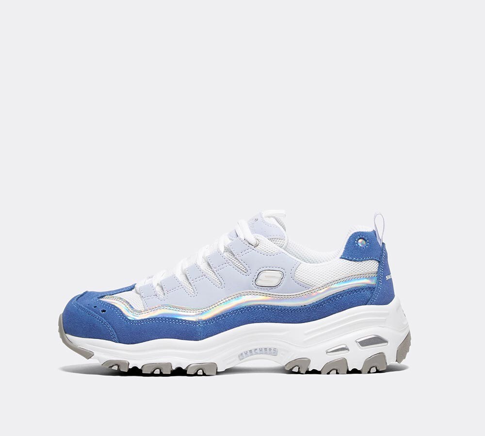 skechers d lites 2 womens silver