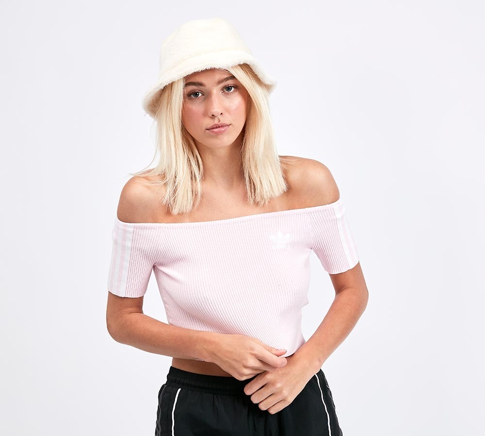 off the shoulder adidas shirt