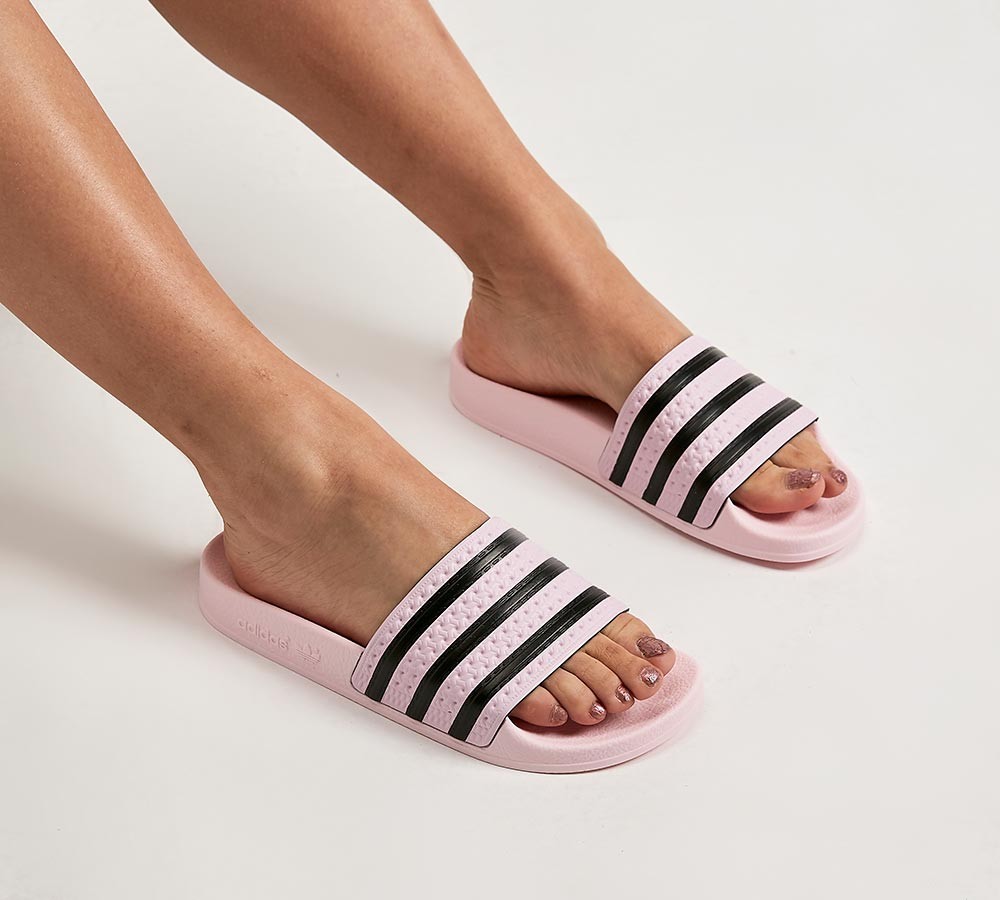 adidas originals adilette slides women's pink