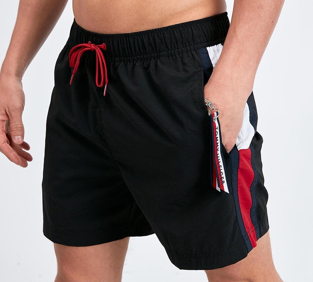 tommy hilfiger swim shorts black