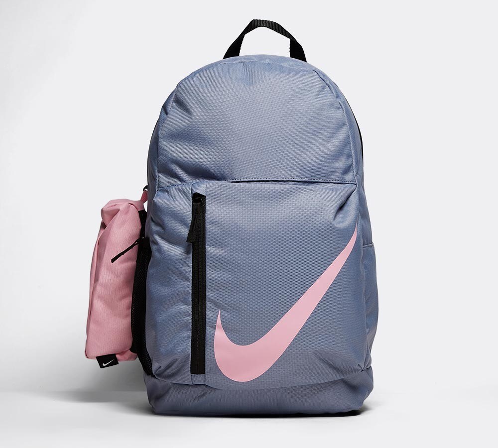 nike backpack grey and pink