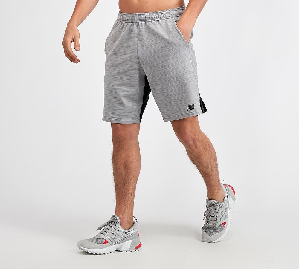 grey new balance shorts