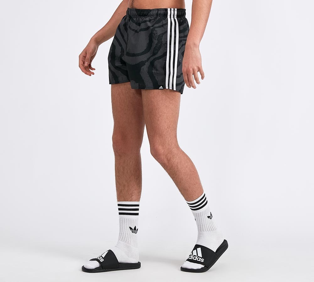 adidas 3 stripe swim brief