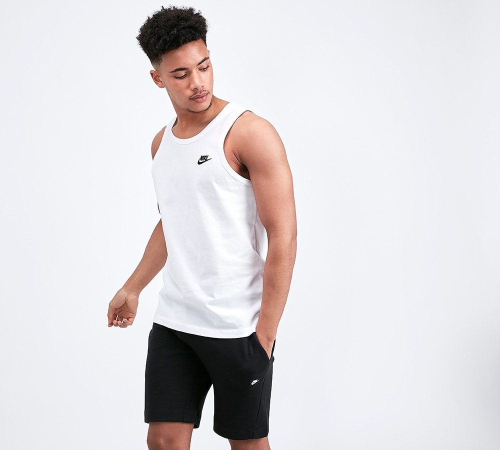 Nike Club Tank Top White Footasylum