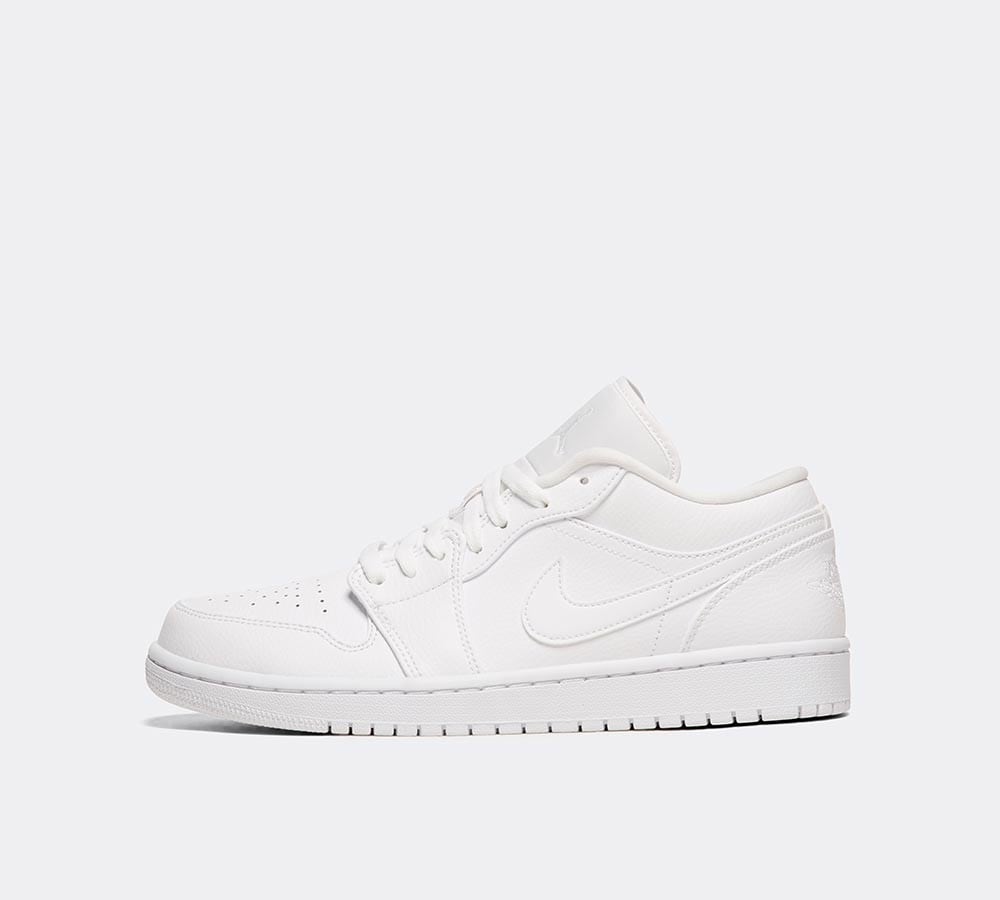 nike air jordan 1 low trainers in white