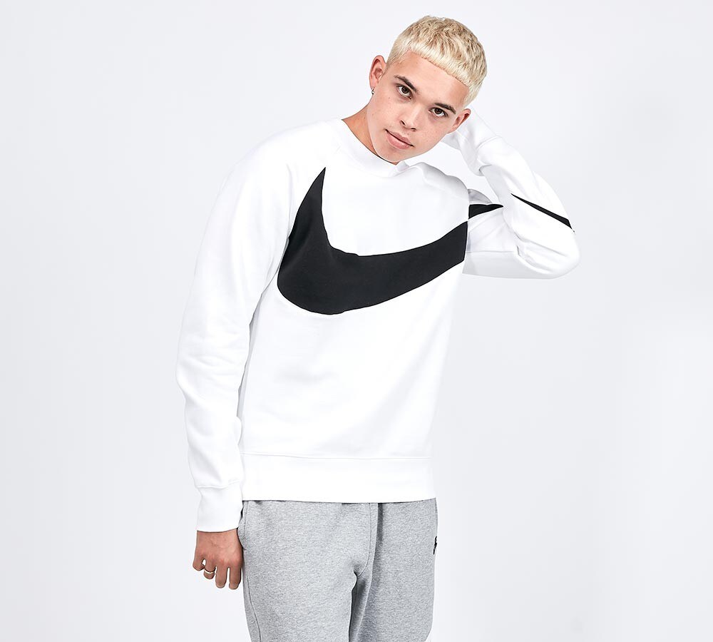 nike big swoosh crew sweat