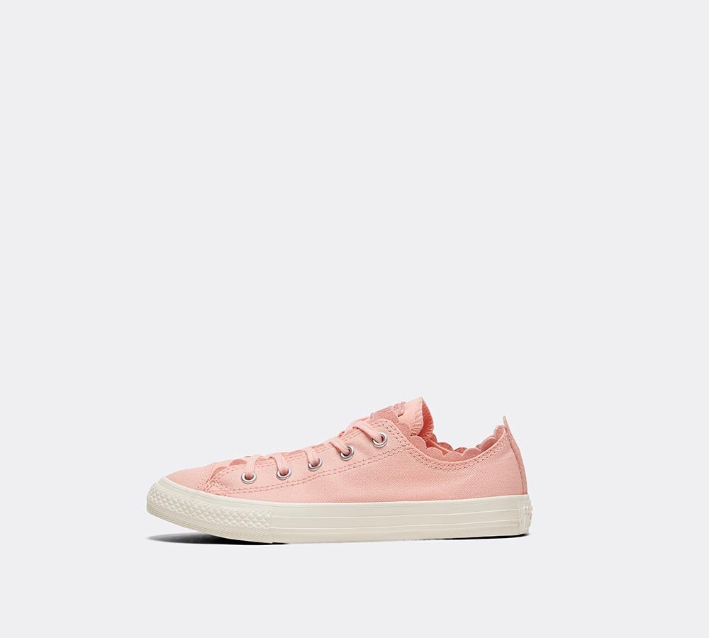 converse chuck taylor hi frills white trainers