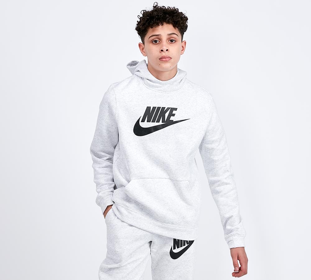 nike club logo hoodie junior