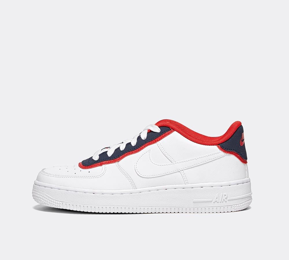 nike air forces blue and red