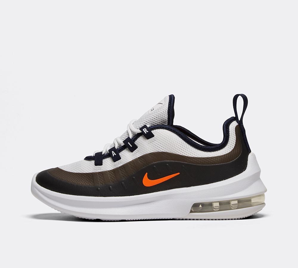 nike air max axis white orange