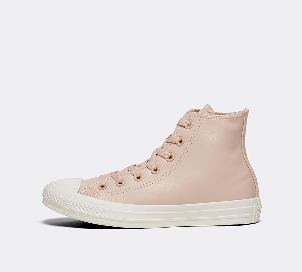 converse chuck taylor tan fleece lined trainers