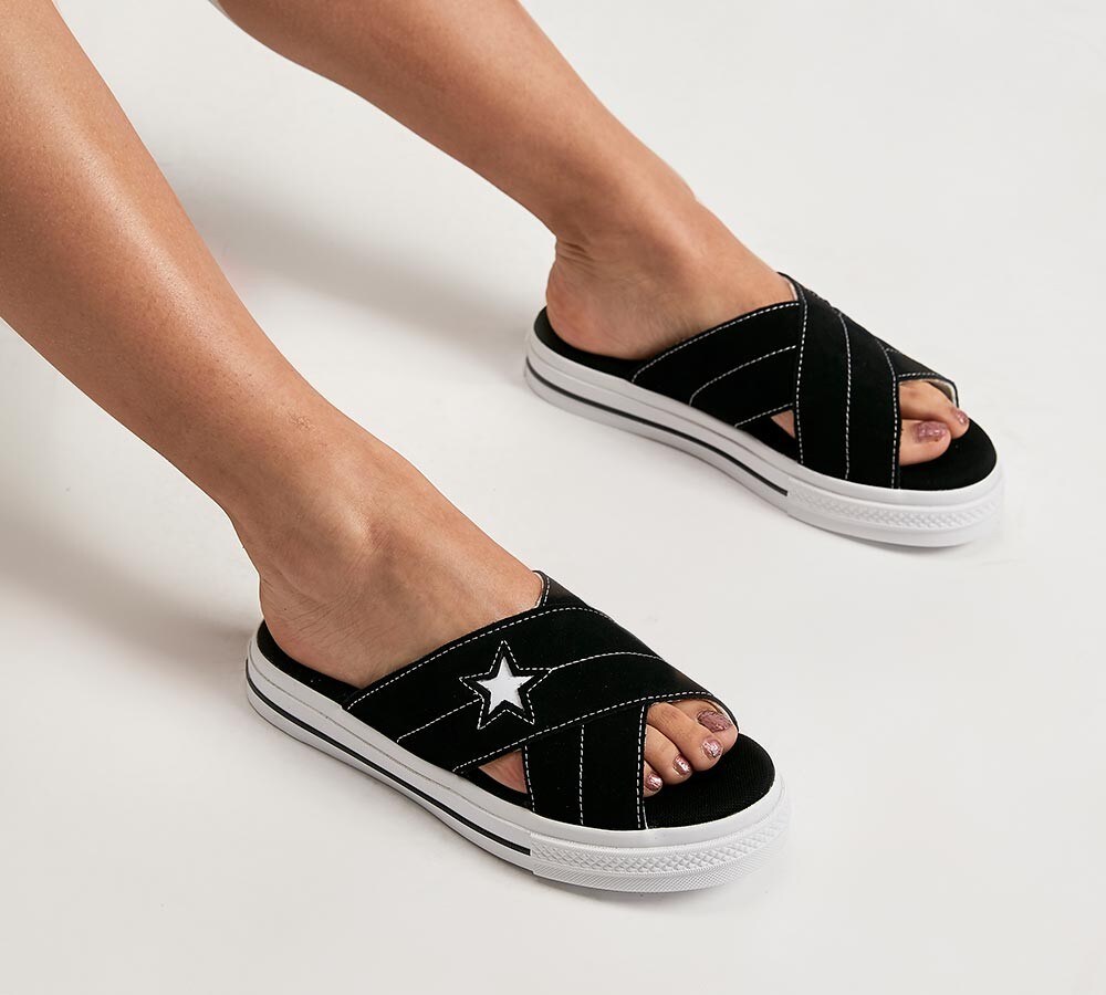 converse one star flip flops