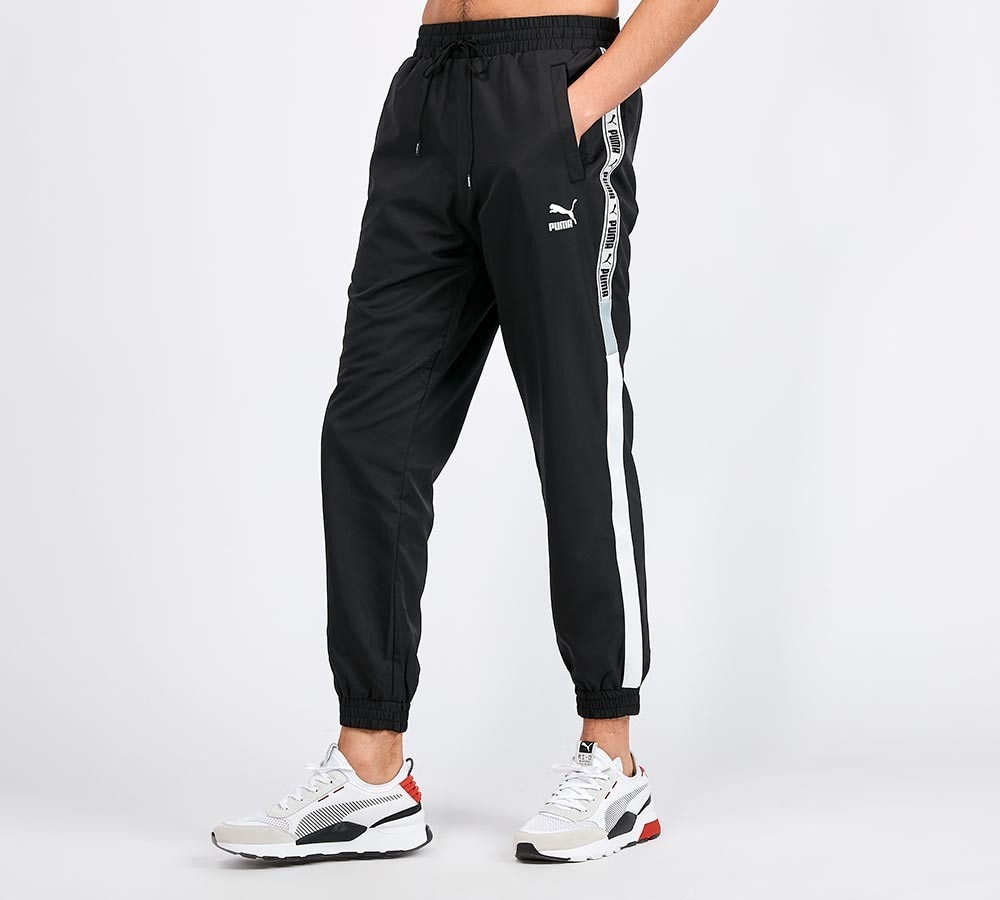 puma woven track pants