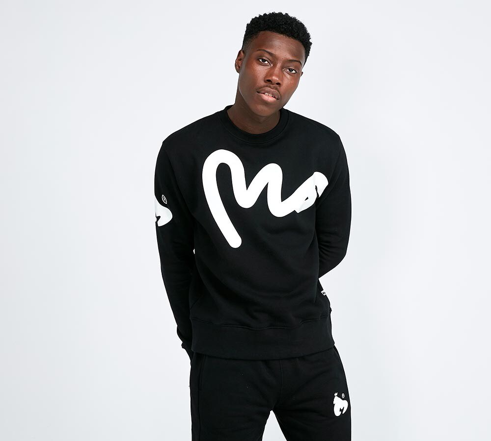 Money Clothing Big Money Sweatshirt Black White Footasylum