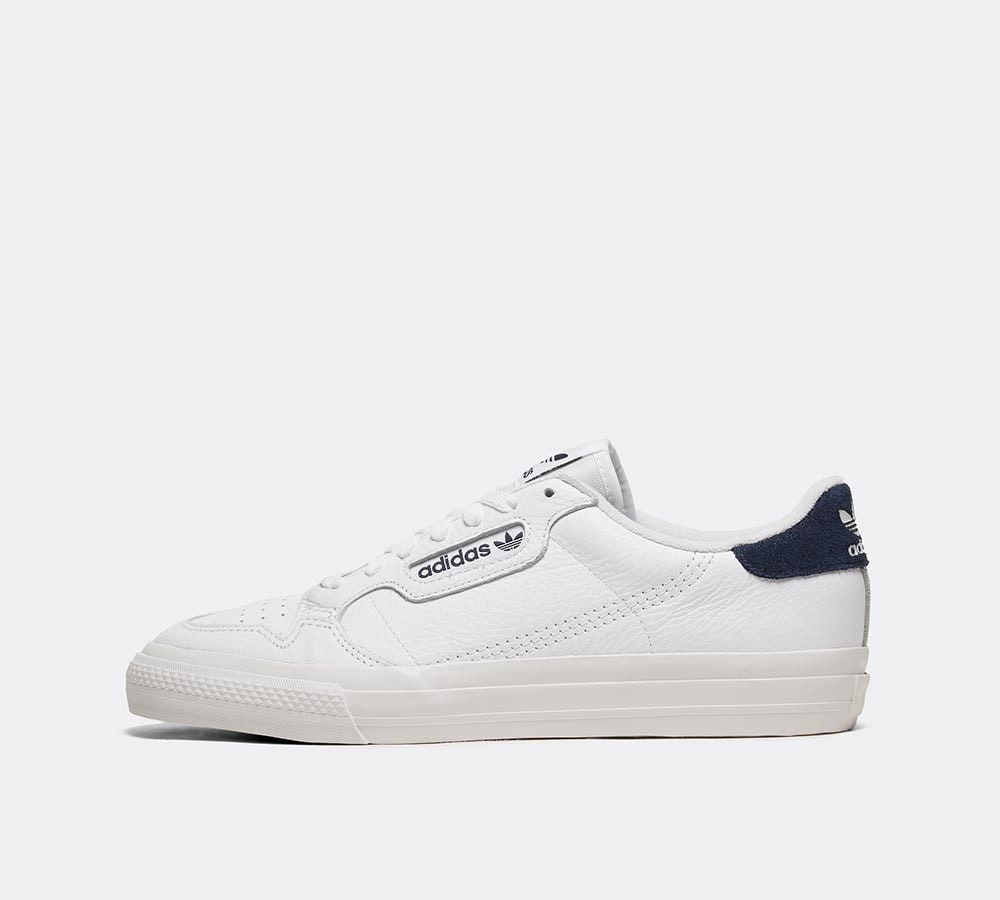 continental vulc trainers white collegiate navy