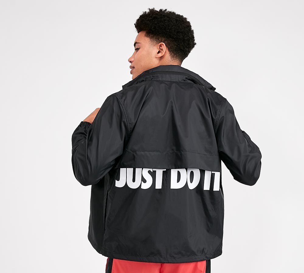 nike just do it jacket black