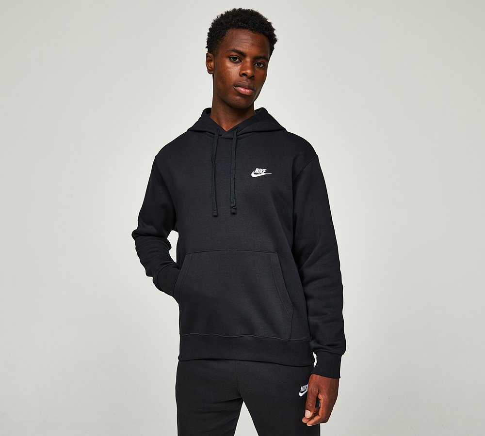 nike overhead hoodie grey