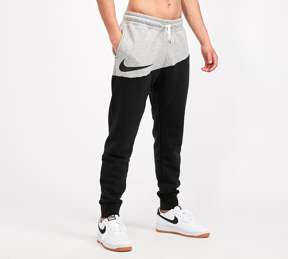 nike swoosh colour block fleece pants