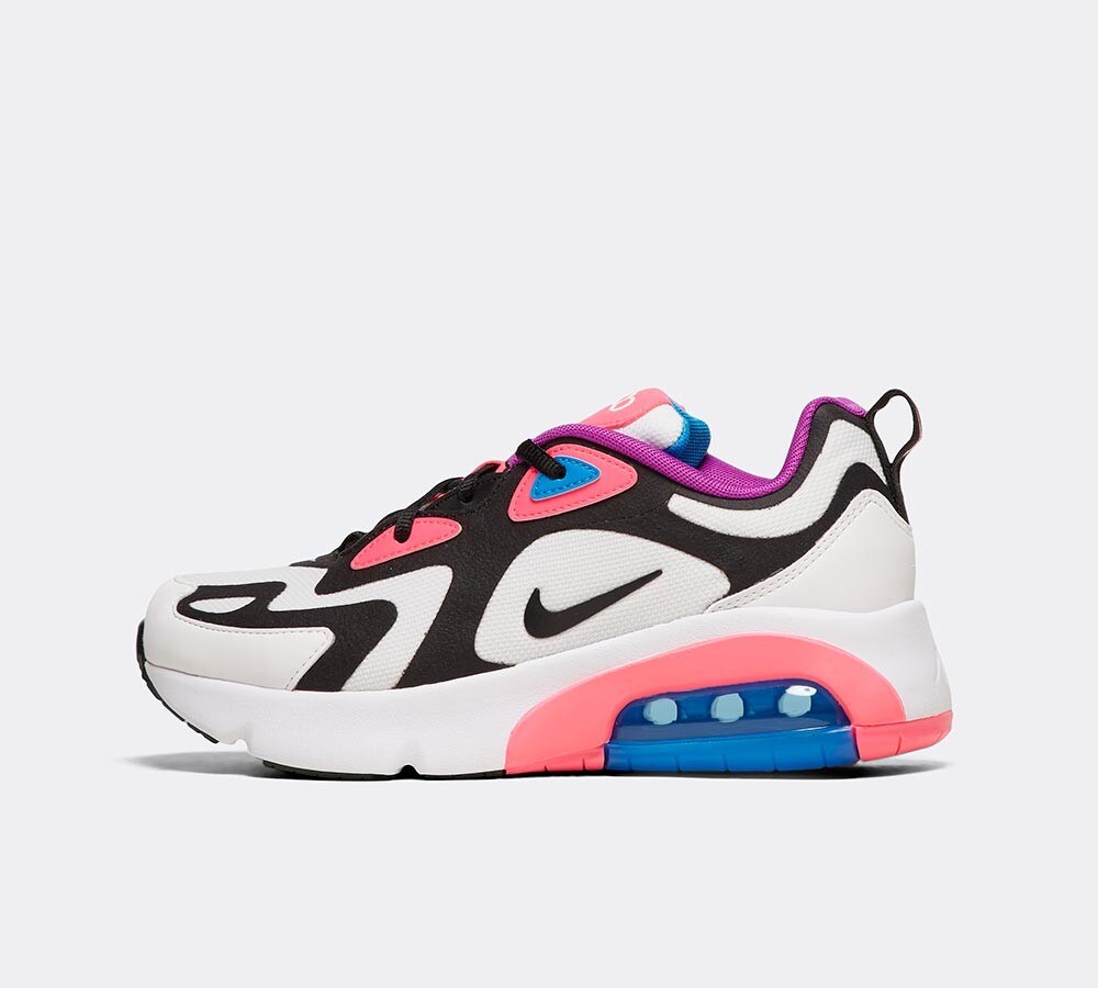 Nike WhiteBlack Air Max 200 Trainers Nike WhiteBlack Air Max 200 Trainers