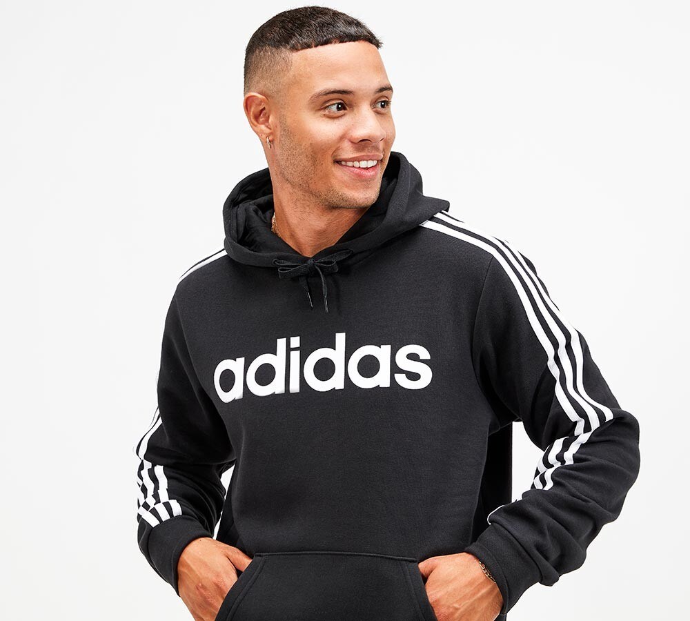 adidas 3 block pullover hoodie