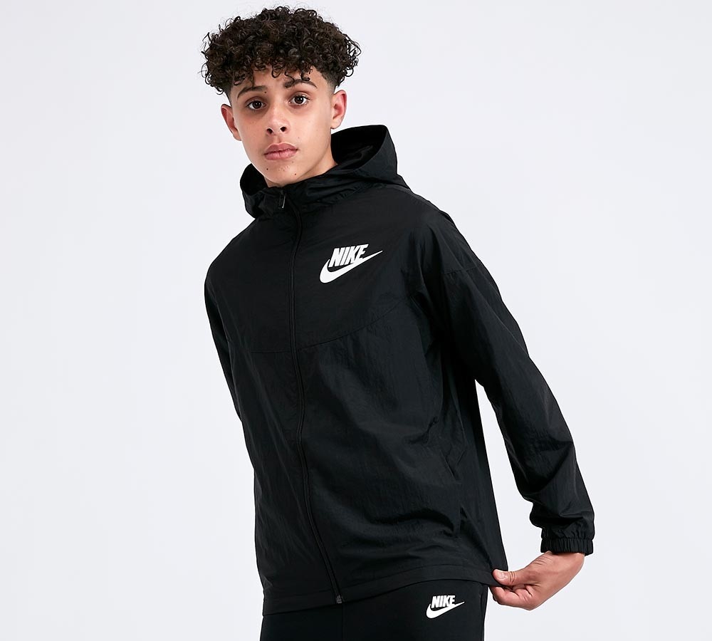 black on black nike jacket