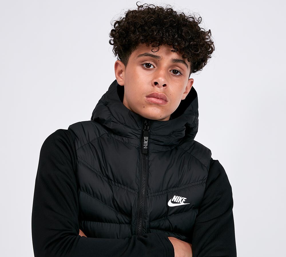 nike hooded gilet