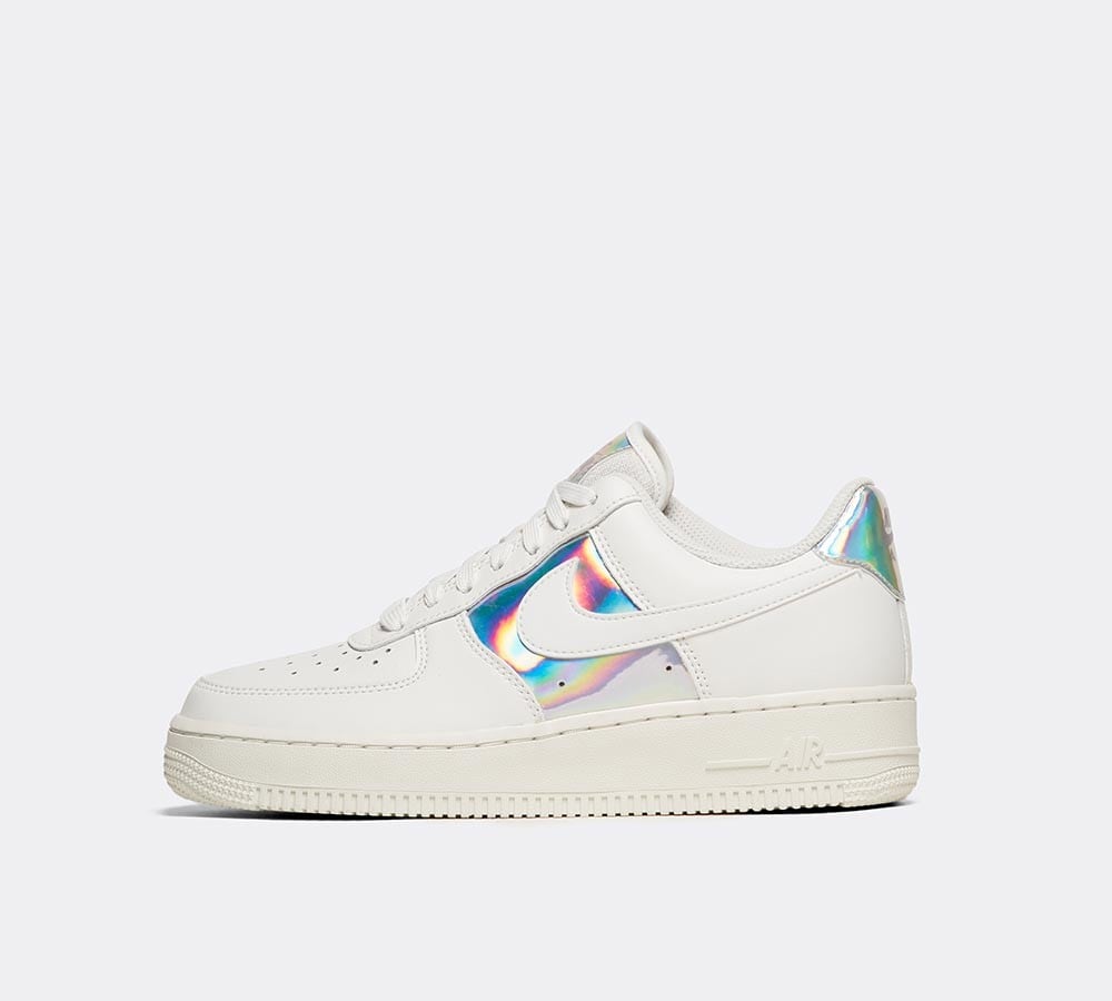 air force 1 summit white metallic silver