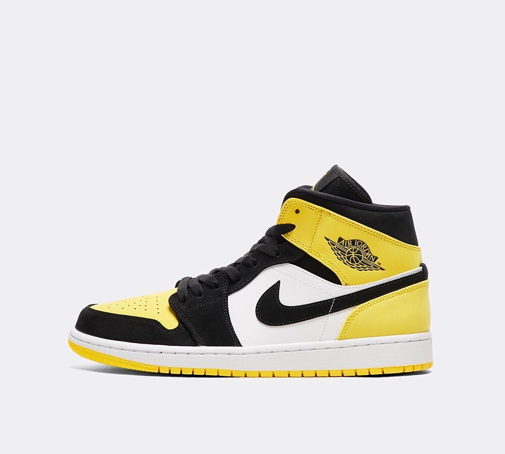 jordan 1 yellow white black