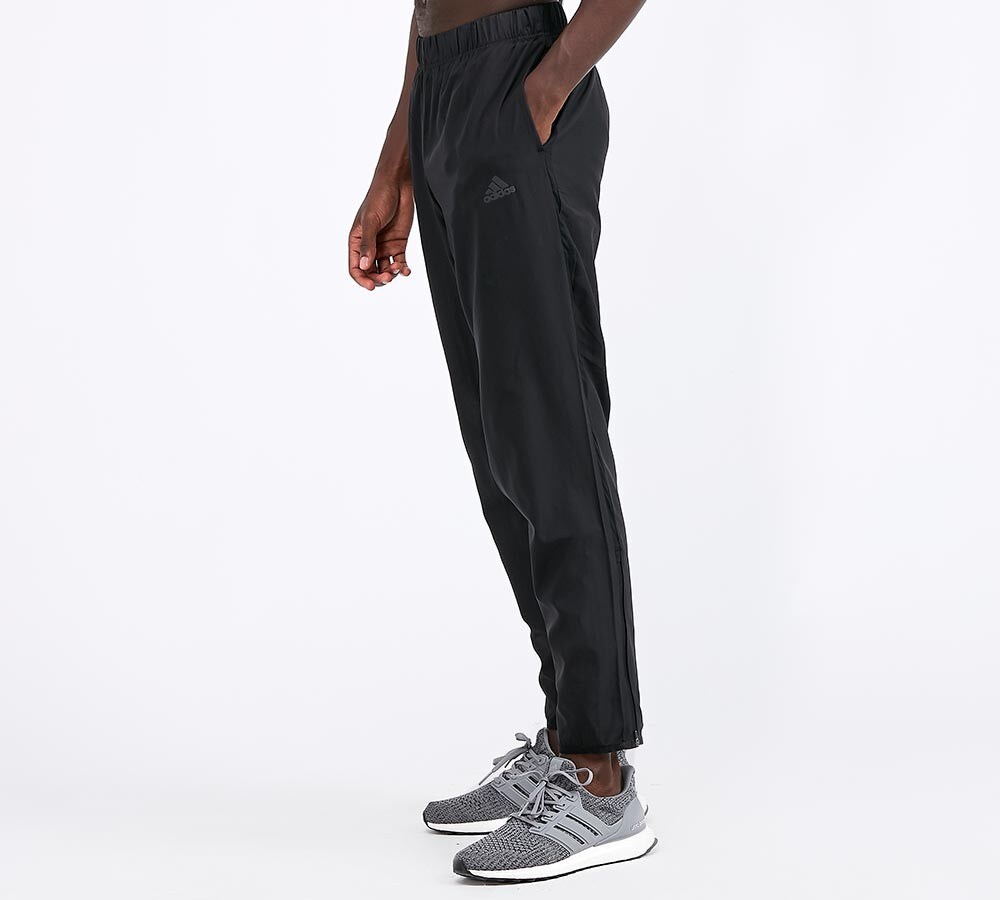 adidas climacool black polyester track pants